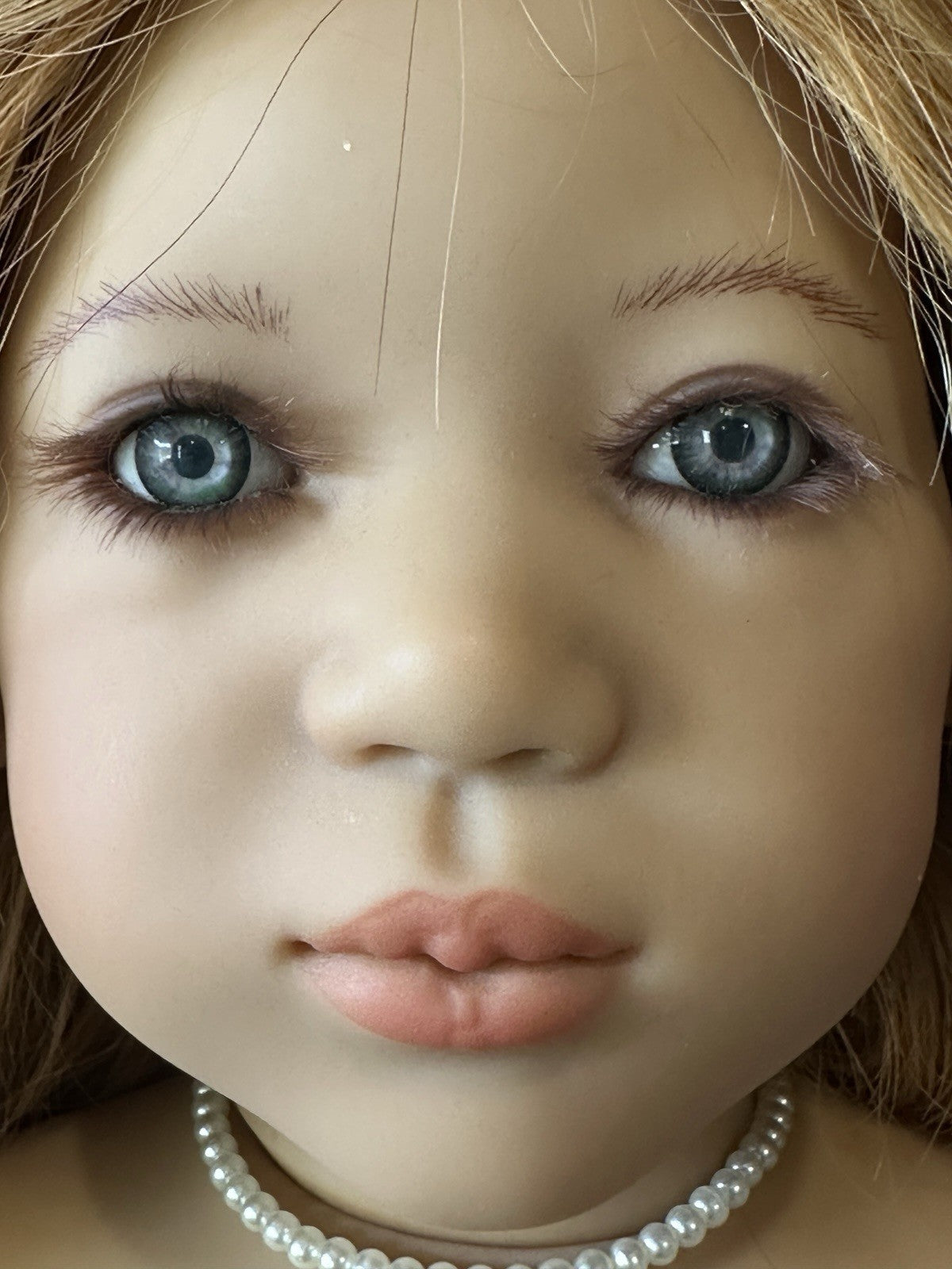 Collectible German Annette Himstedt Vinyl 35.5” Doll “Mirte” COA/mini Mirte Doll