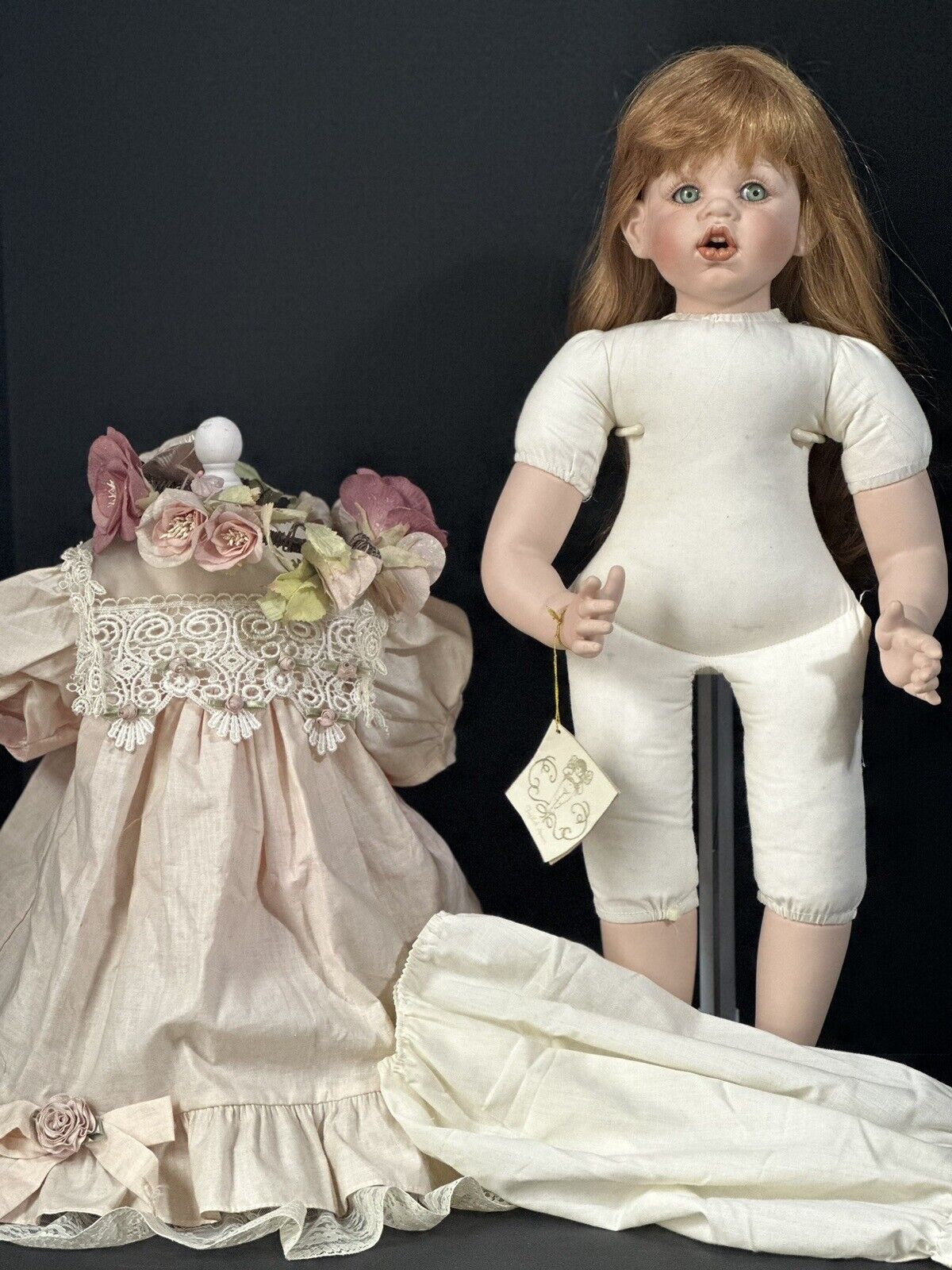 Collectible Porcelain 22” Doll “Arielle” by Fayzah Spanos LE 1000