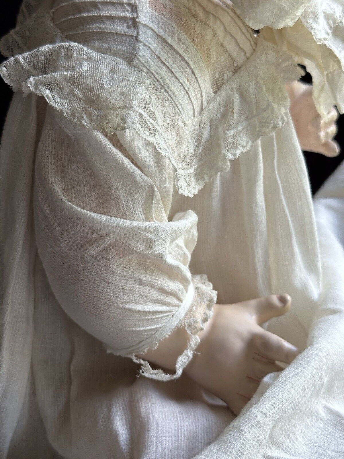 Large Antique German 23” Kestner JDK 257 Character Baby Doll