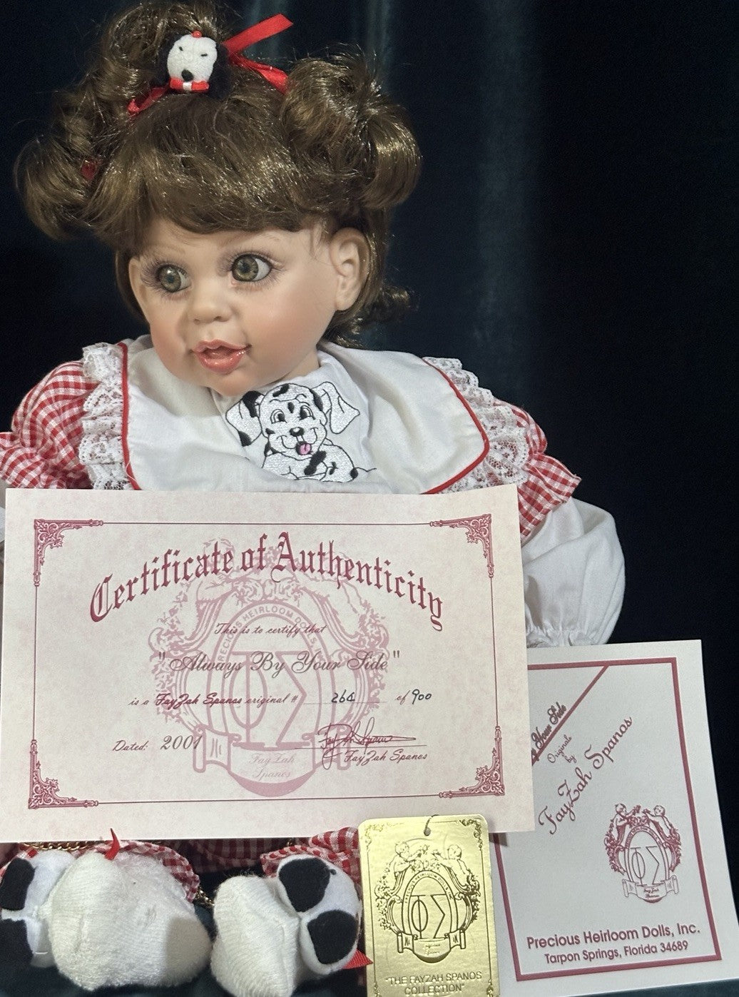 Vinyl Doll “Always By Your Side” by Fayzah Spanos 22” LE 900