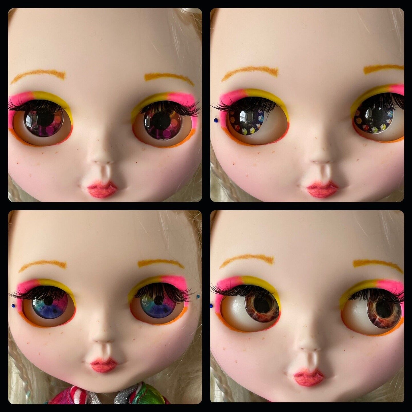 OOAK Custom Blythe 12” Artist Doll Changing Eyes Color