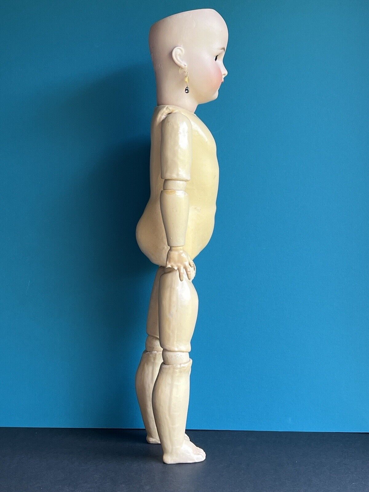 Antique German 28” Simon Halbig Kammer Reinhardt 76 Bisque Head Doll