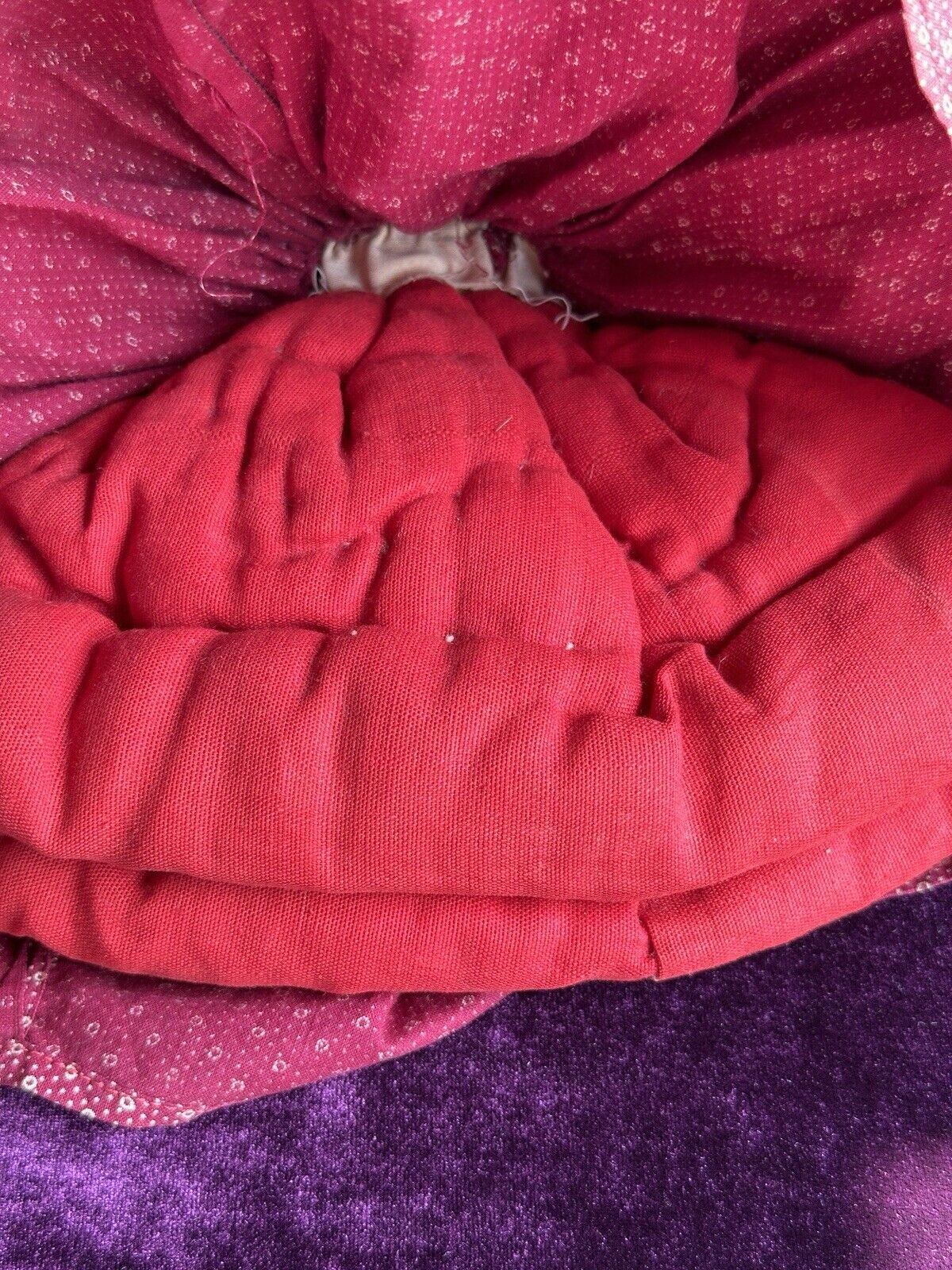 Antique Russian 10” Soviet Union Stockinette Tea Wormer Cloth Doll