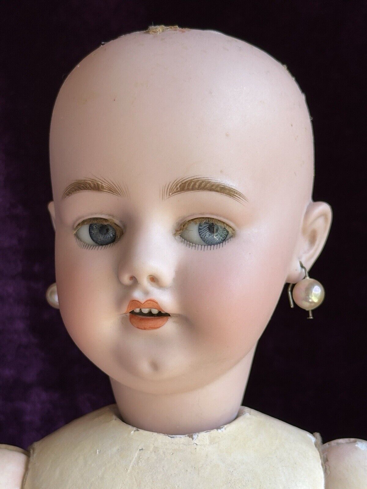 Antique German 22” Simon Halbig 1039 Mechanical Flirty Eyes Walker Doll