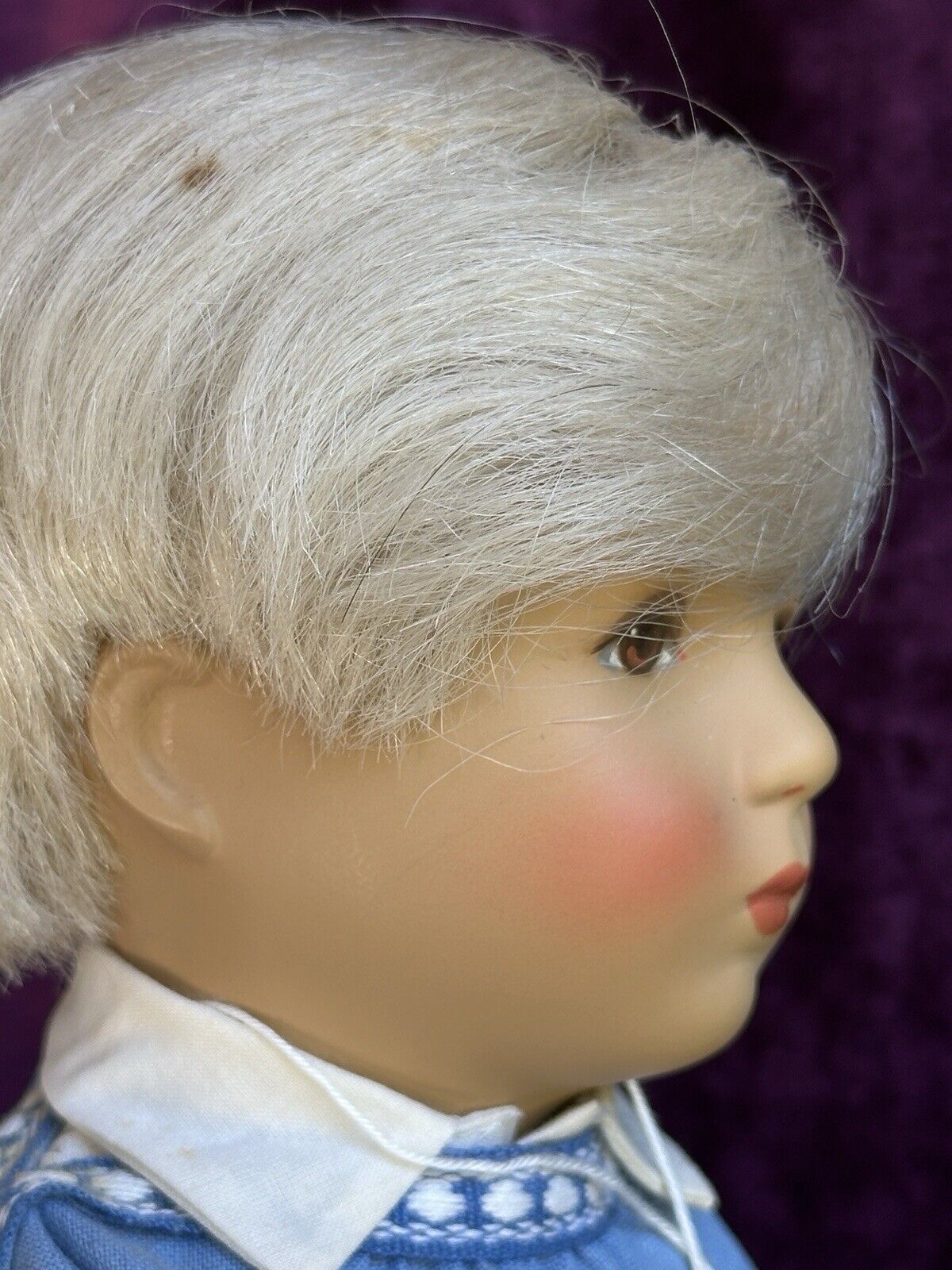 Vintage Collectible 15” Kathe Kruse 32 H Cloth Boy Doll New In Box