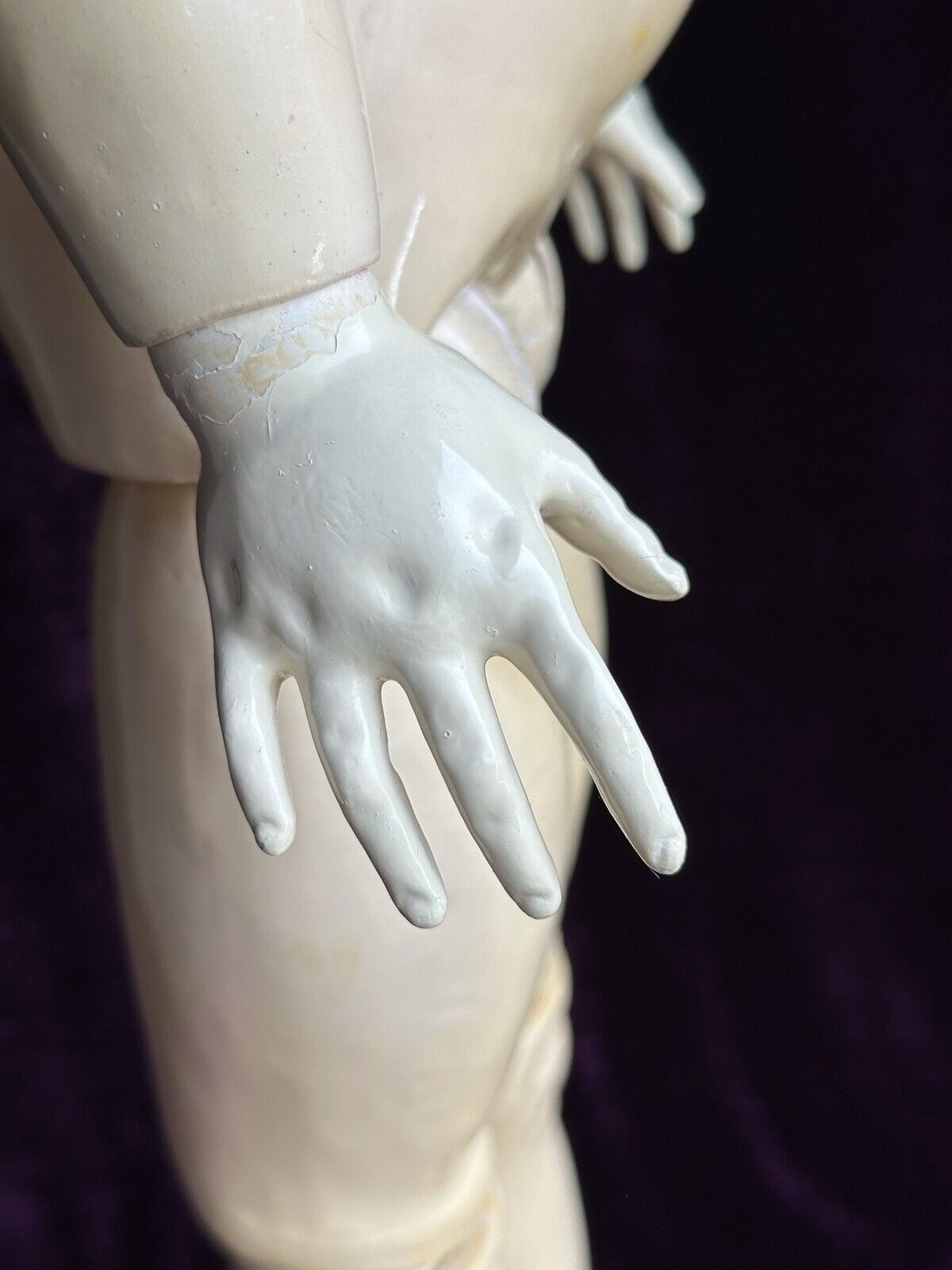 Grand Size Antique German 34” Simon Halbig 1079 Bisque Head Doll