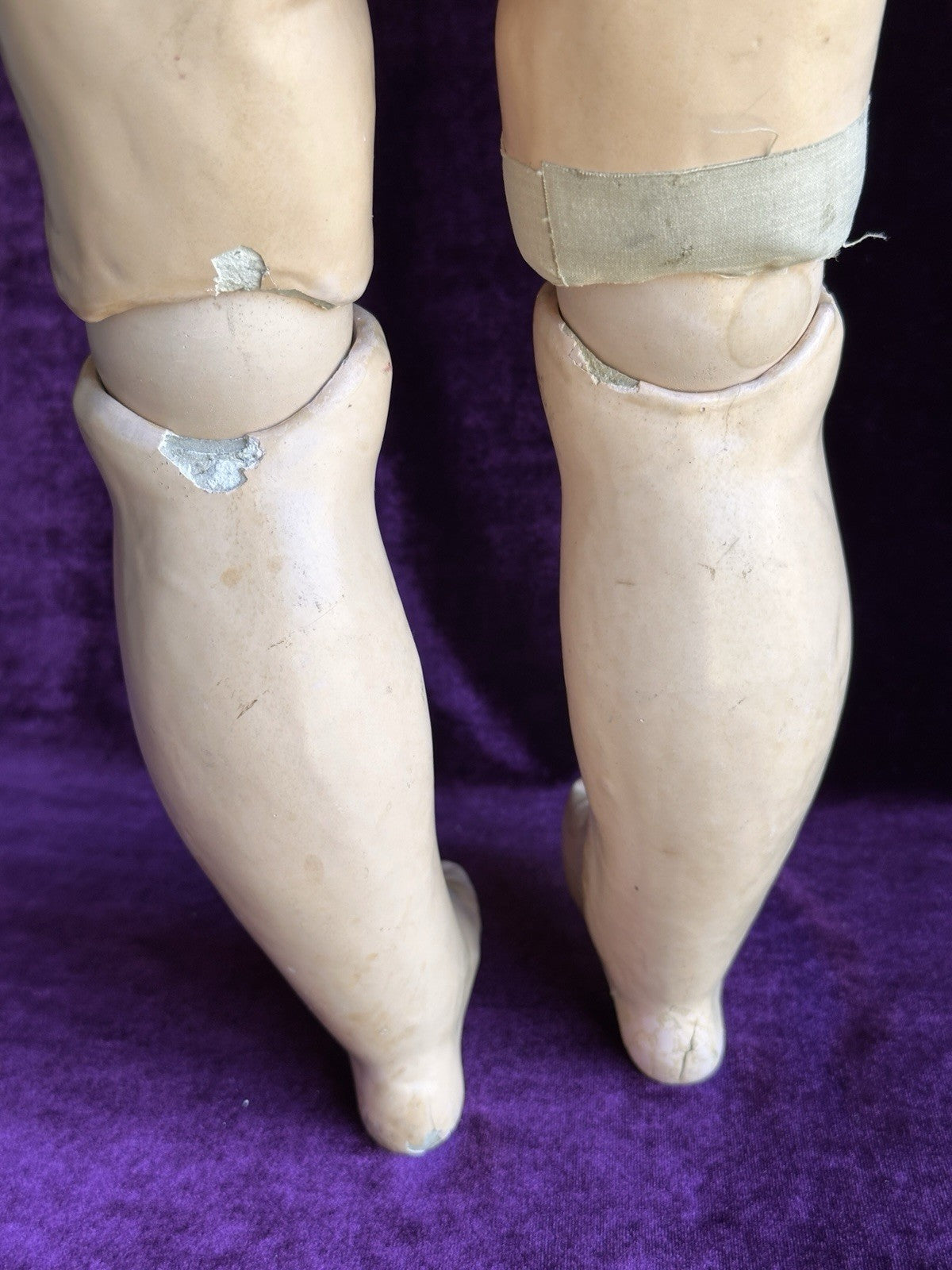 Vintage German Lifesize 31” Schutz-Marke 60 Celluloid Head Composition Body Doll
