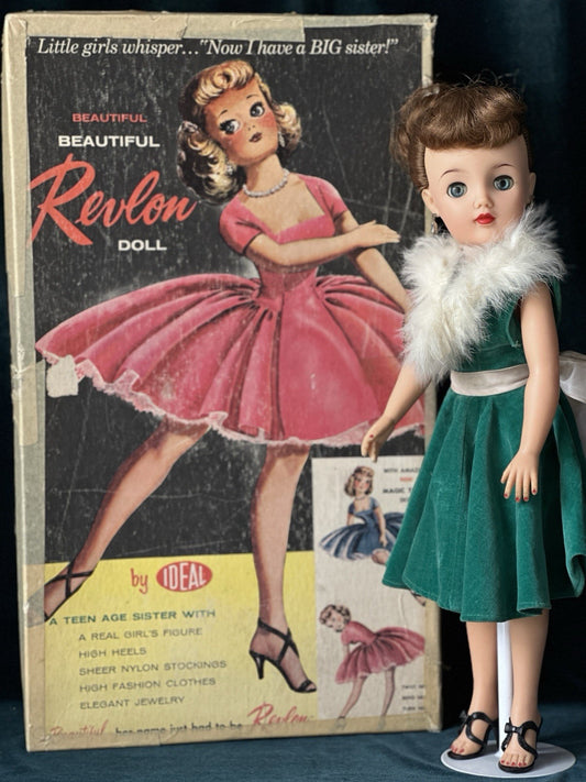 Vintage 1950’s Ideal Miss Revlon Doll 17” VT-18 Original Box