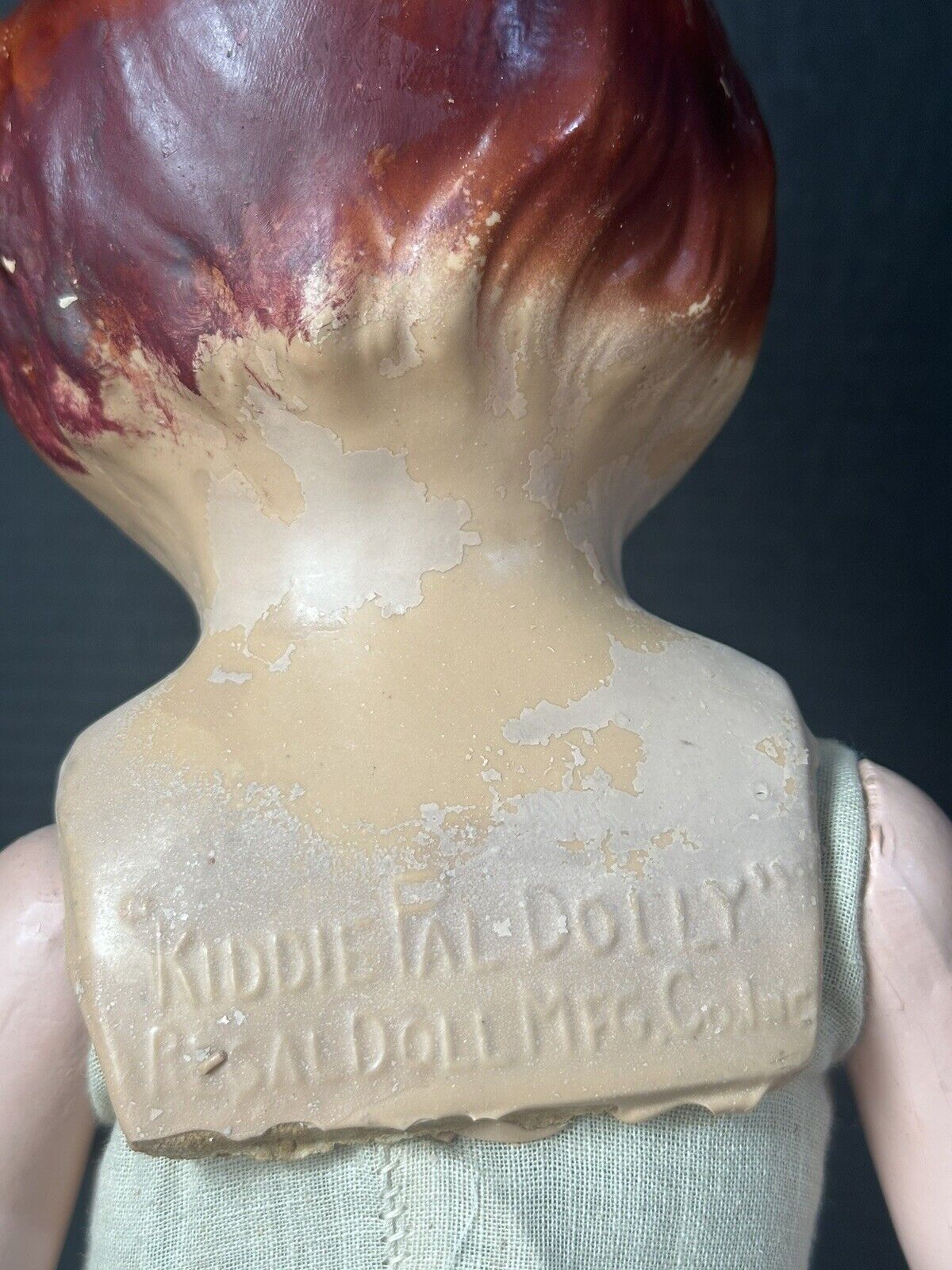 Vintage 1920’s “Kiddie Pal Dolly” by Regal Mfg Co Tin Sleep Eye 20” Doll