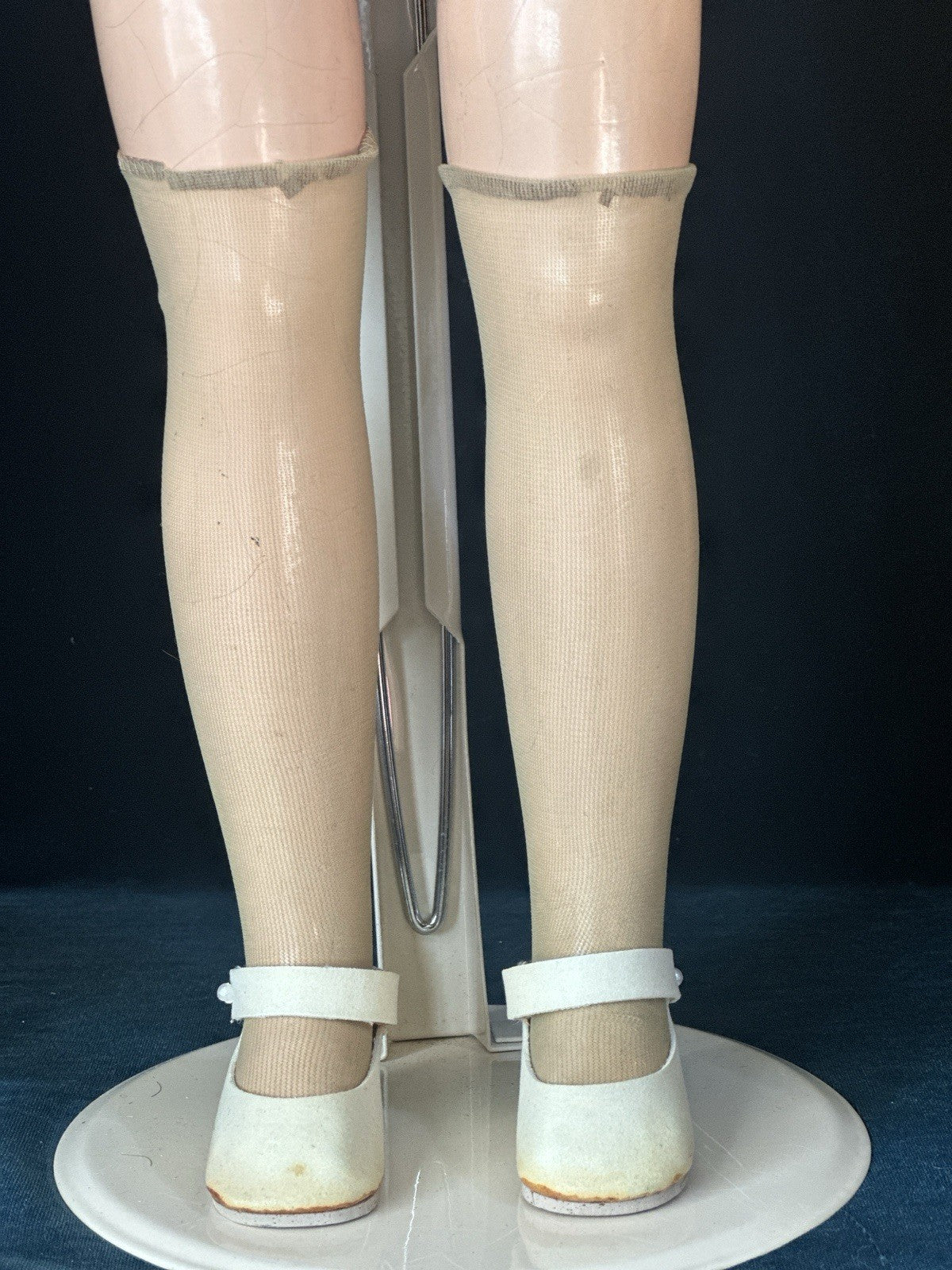 Large 24” Vintage 1940’s Composition  Deanna Durbin Doll by Ideal Company