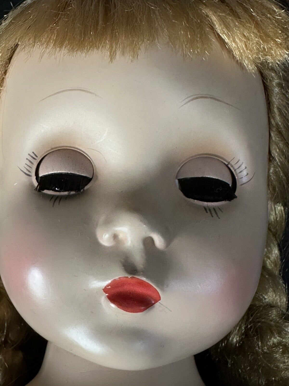 Vintage Madame Alexander 16” Polly Pigtails Hard Plastic Doll Tagged Outfit