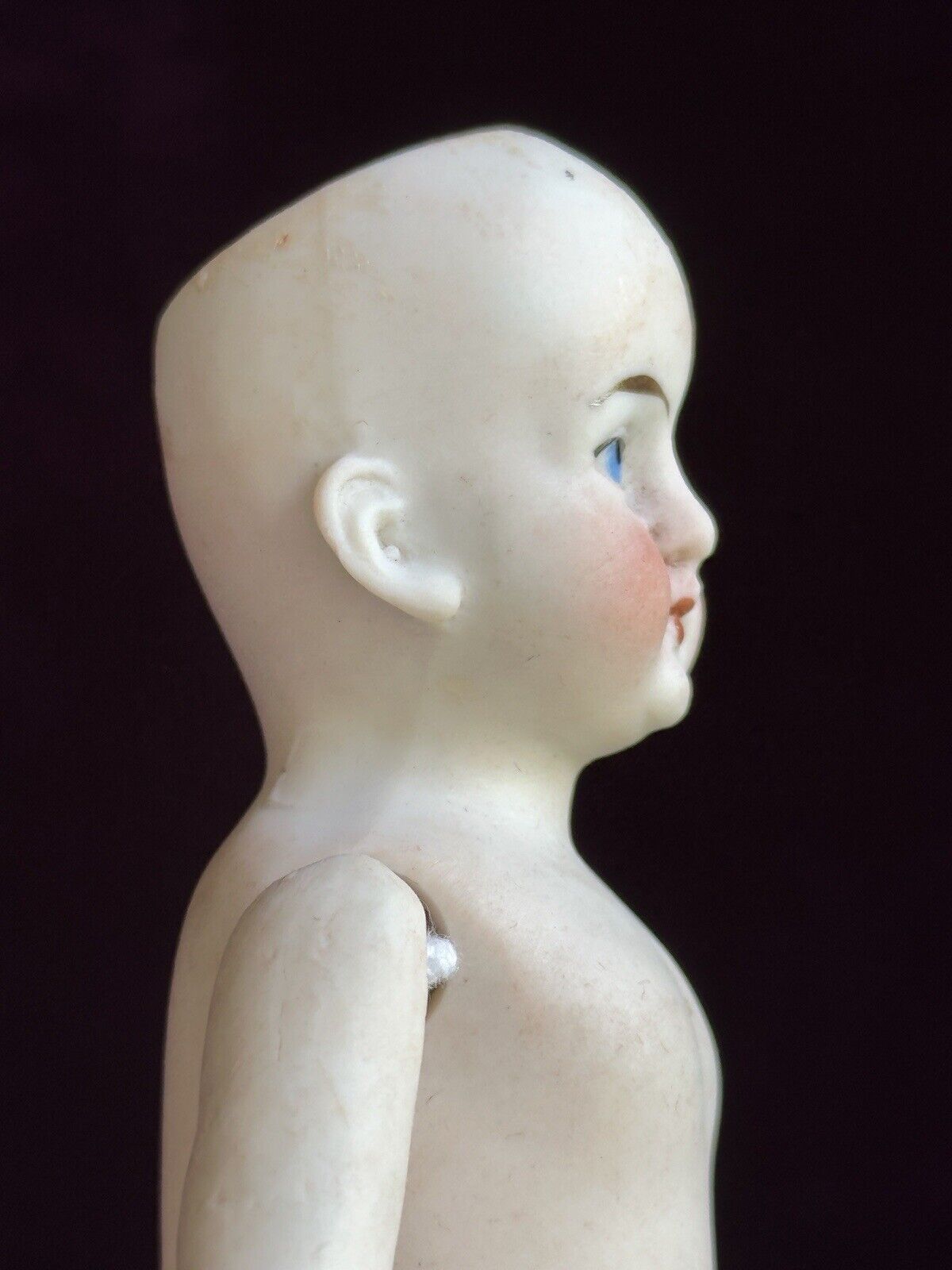 Antique German 5.25” All Bisque 8500 Miniature Dollhouse Mignonette Doll