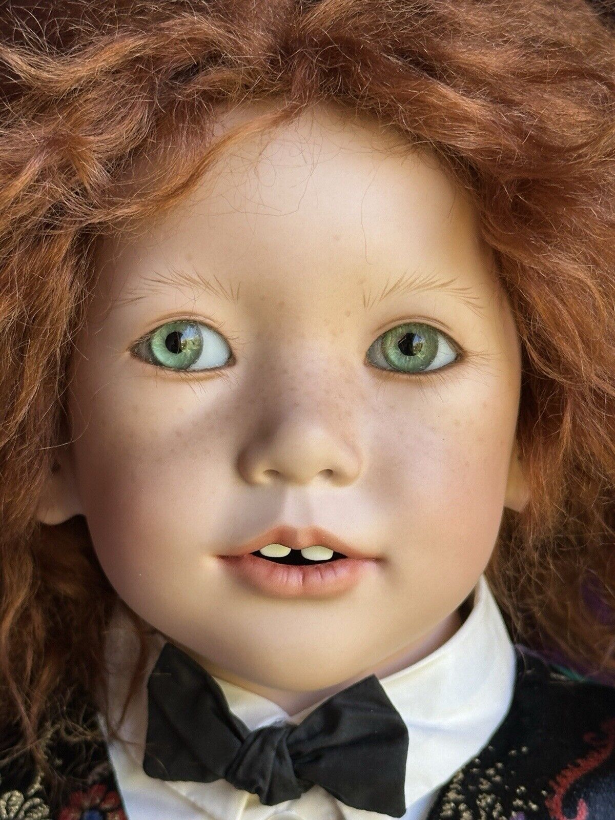 Lifelike Collectible 26” Porcelain Sam Boy Doll by Annette Himstedt LE 95