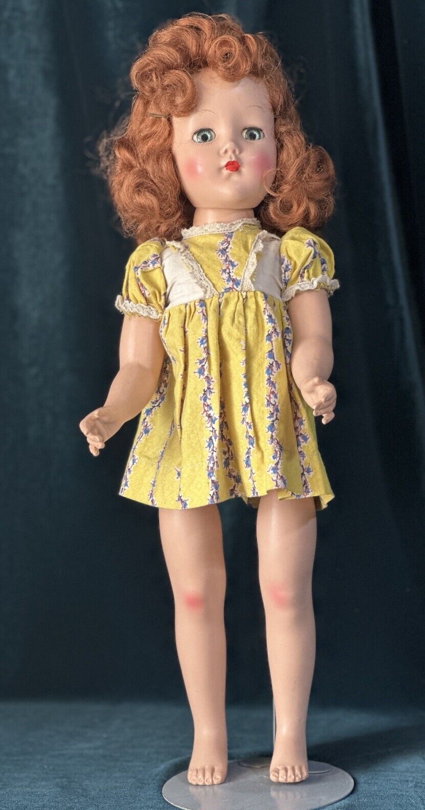 Lot Of 3 Vintage 1950’s Hard Plastic Walker 17” Dolls