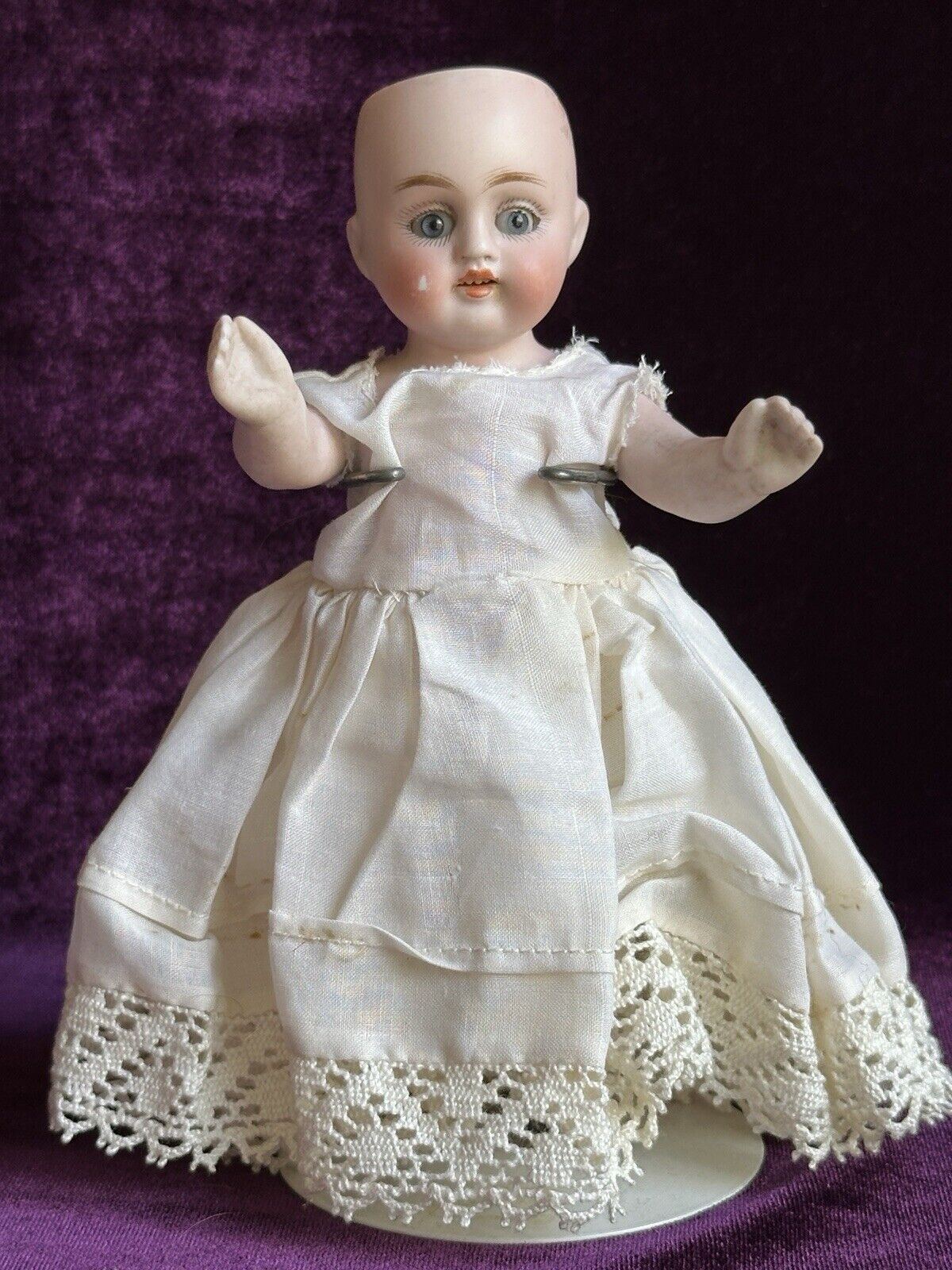 Antique German 6.5” Kestner 130 All Bisque Mignonette Doll