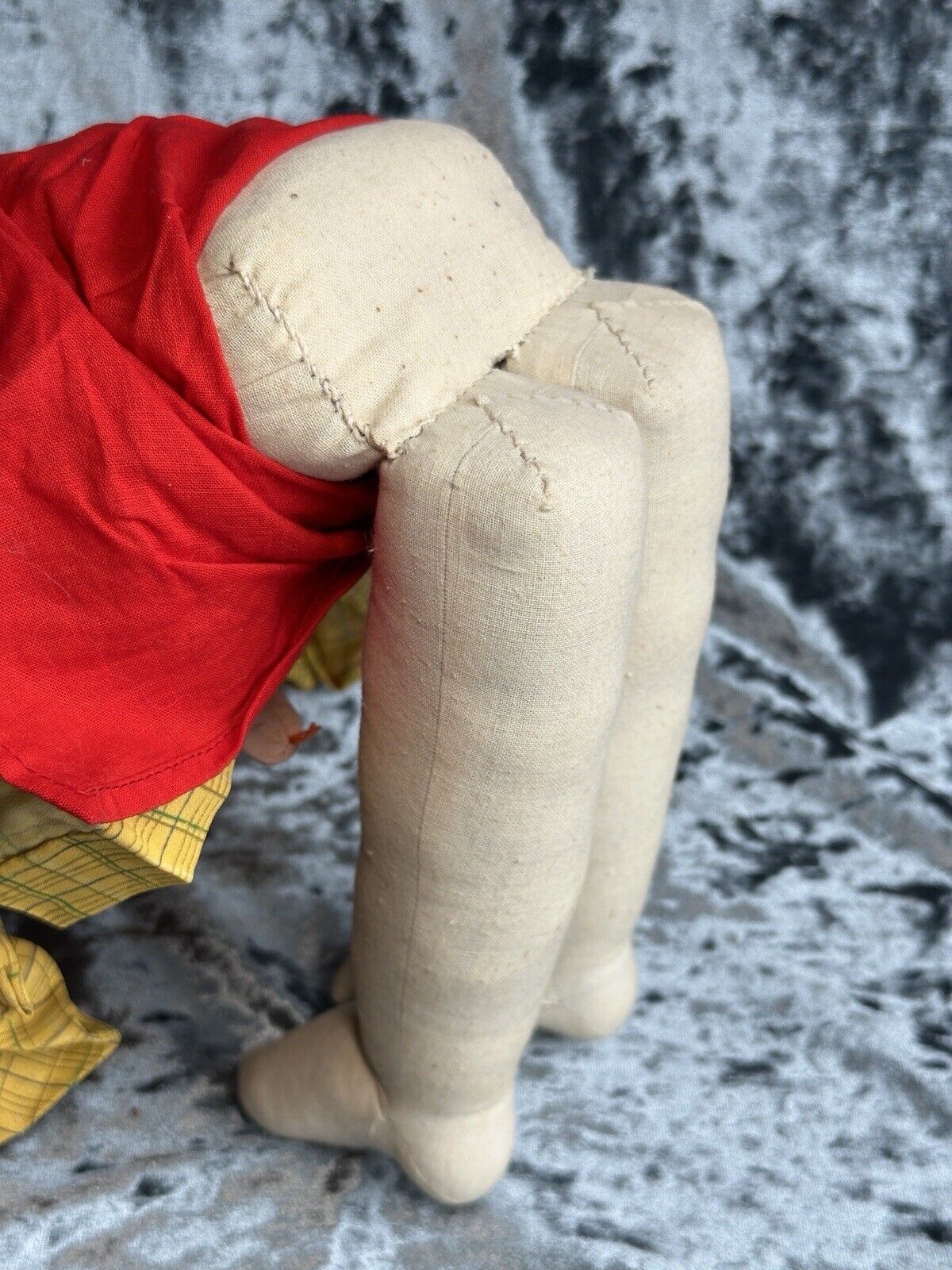 Vintage 18” Japanese Willy Seiler Artist Cloth Oriental Doll