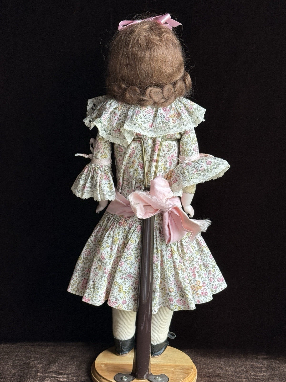 Antique German 17.5” Early Kestner 166 Bisque Shoulder Head Doll