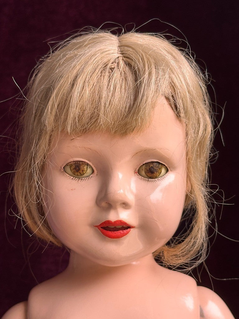 Large Vintage American 21” Composition Dewees Cochran Anne Shirley Effanbee Doll