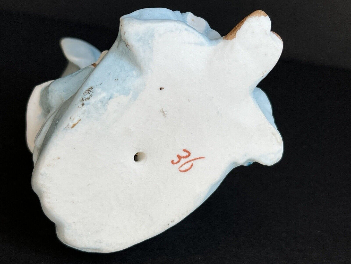 Antique German Gebruder Heubach (?) Unmarked Bisque Boy Figurine