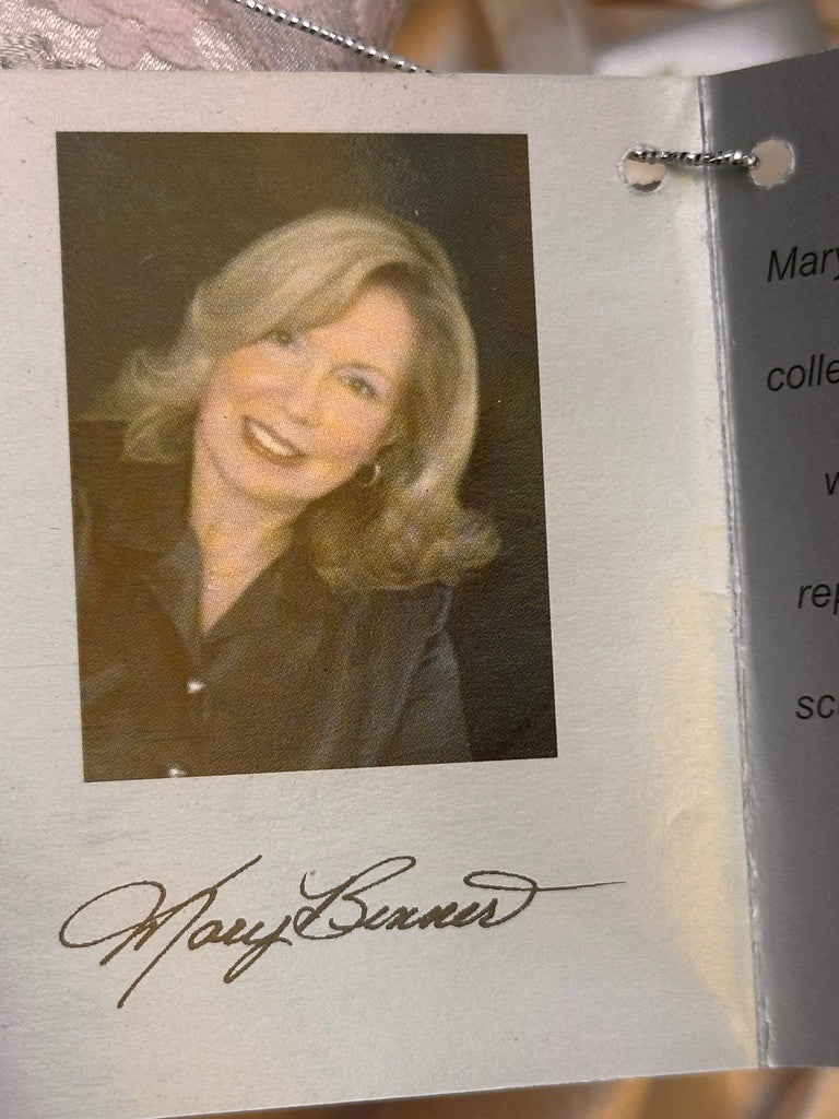 Large Mary Benner 32" Porcelain Repro of French Bru Jne Bebe Bride Doll LE 400