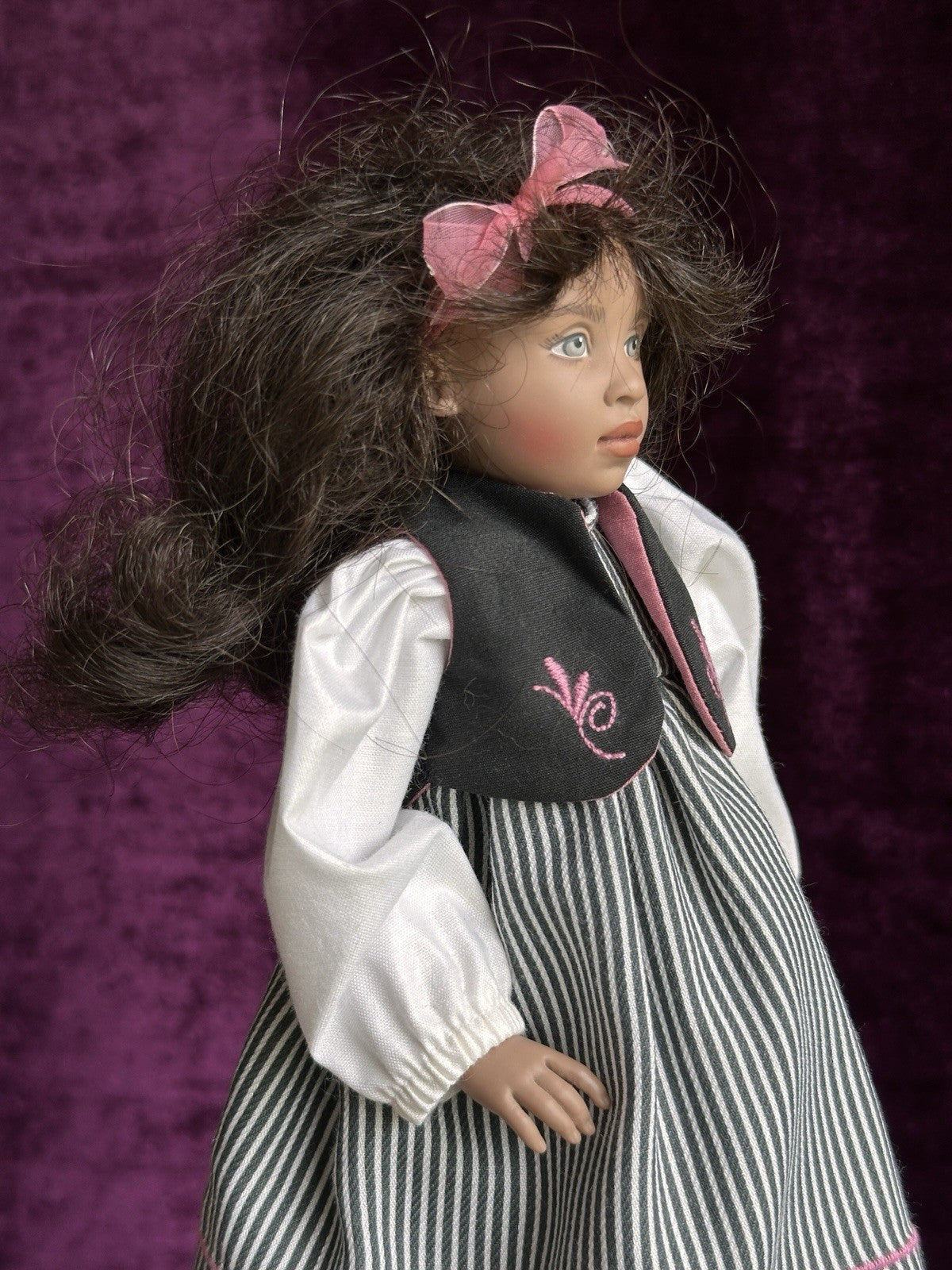 Collectible 10” Helen Kish Whitney Vinyl Doll “Children of Yesteryear"