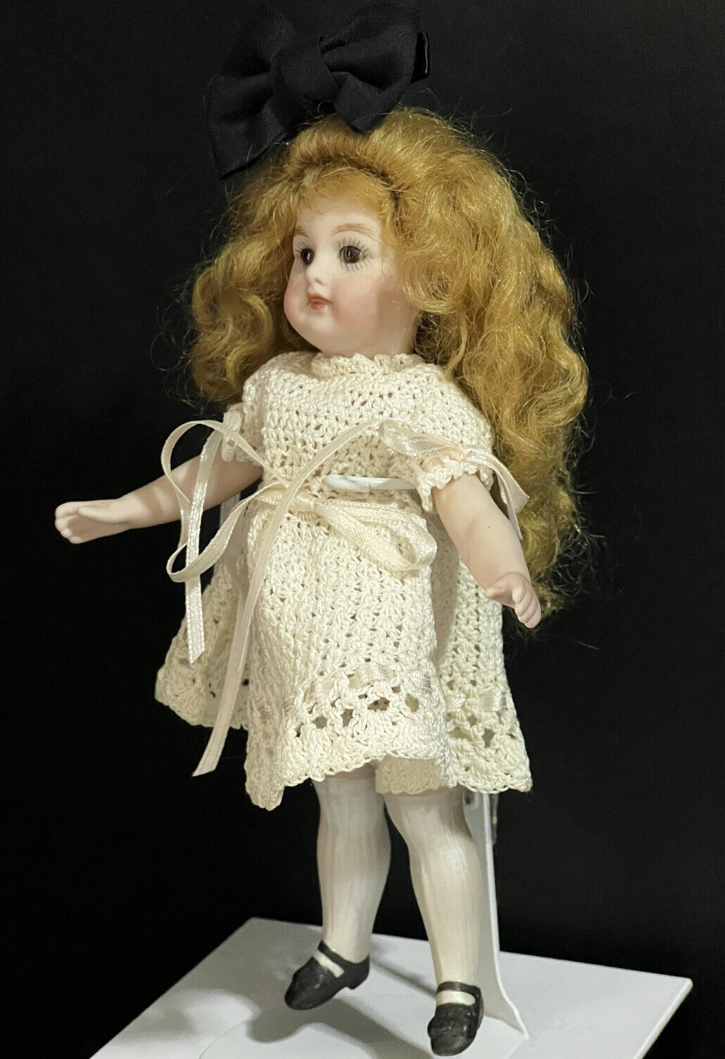 Artist Reproduction of Antique Simon Halbig German Flapper 7 1/2” Doll