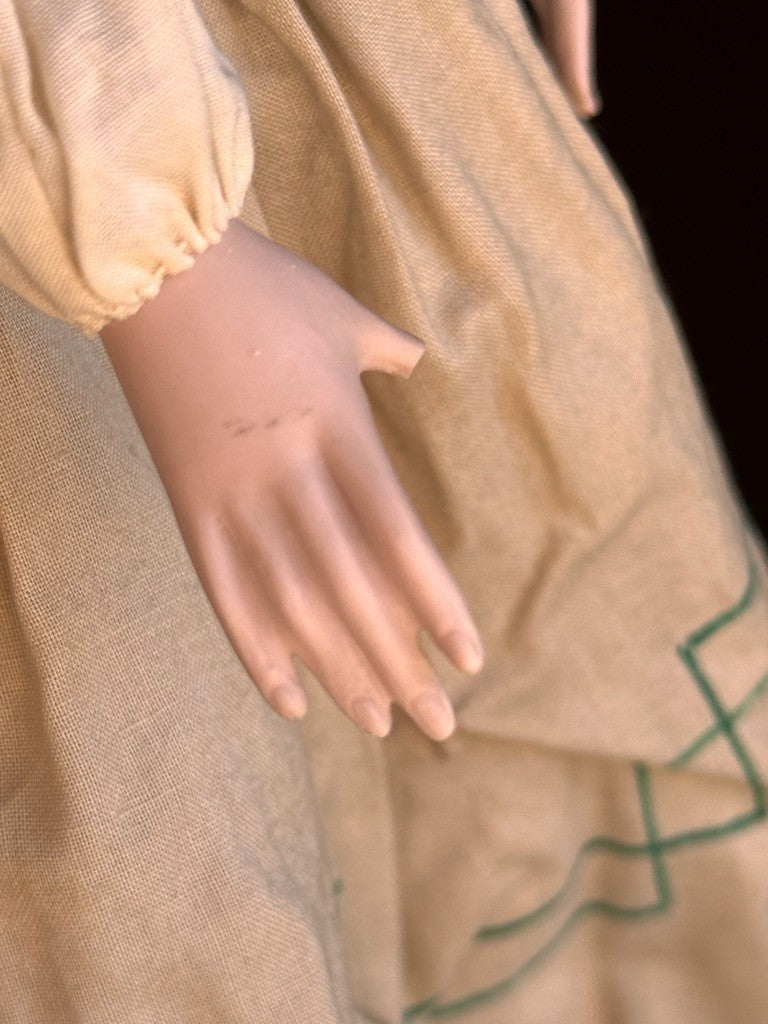 Vintage 1969 Original Artist Mold 14" Porcelain Cloth Doll