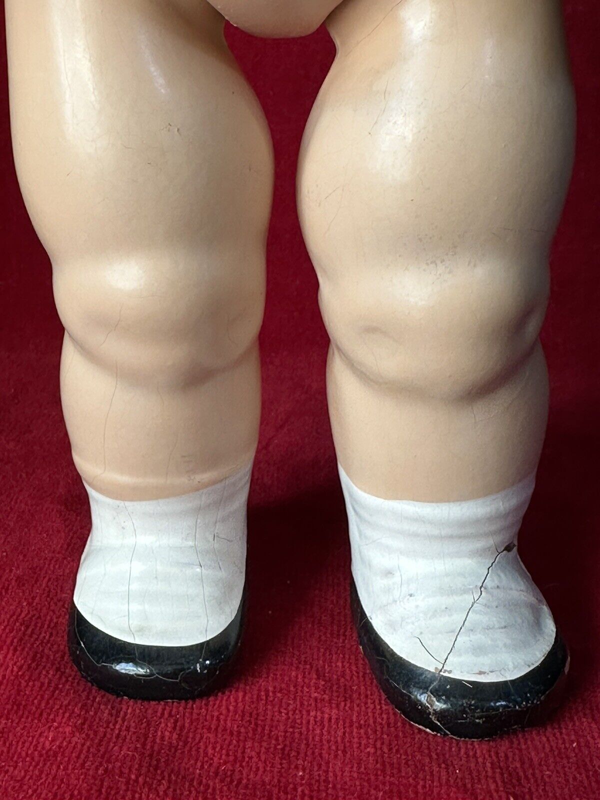 Antique 12” Horsman (?) Unmarked Composition Campbell Soup Kid Doll