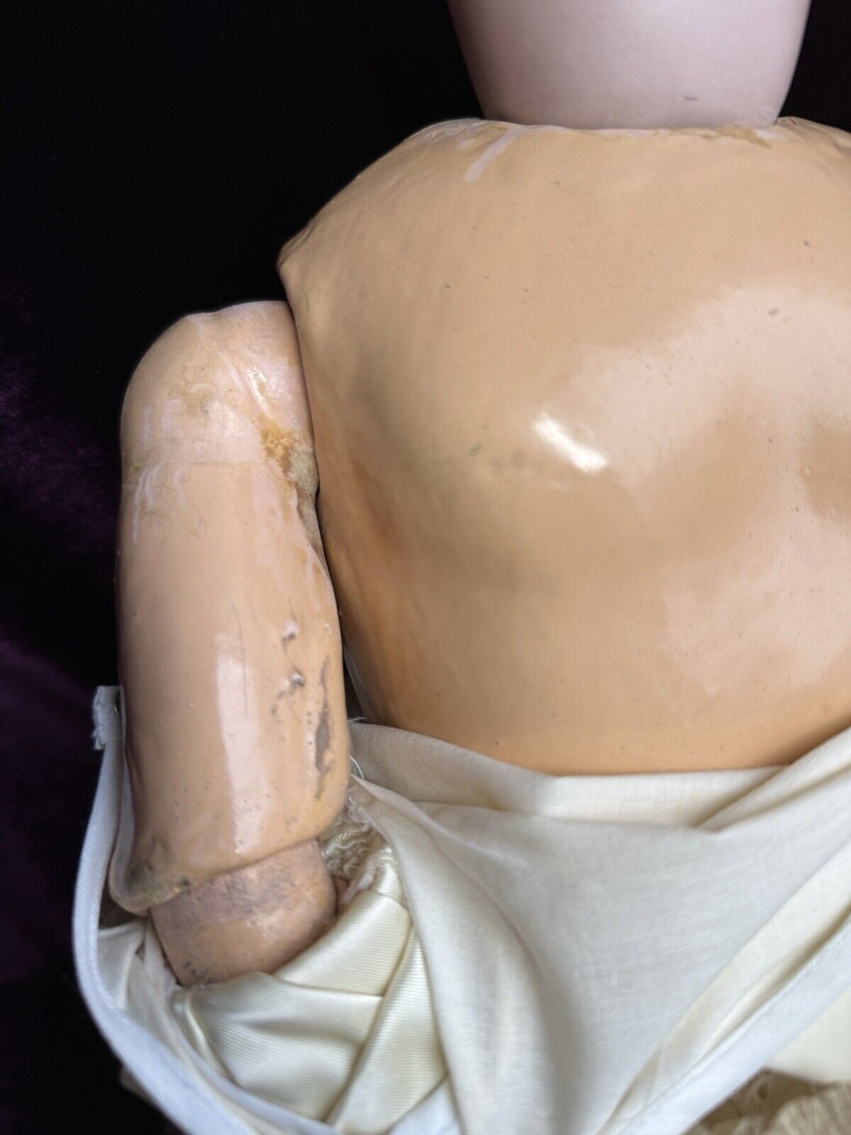 Antique German 28.5" Schoenau & Hoffmeister 914 Bisque Head Doll