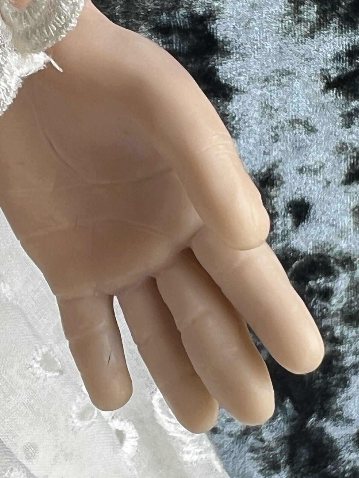 Collectible 23” OOAK Sculptured Artist Polymer Clay Doll by Ronna Morse