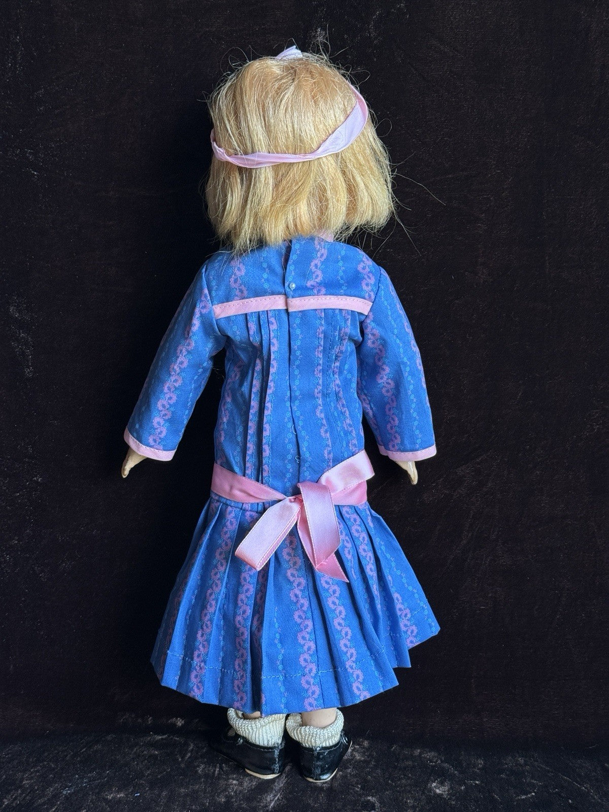 Antique American 17” Schoenhut Wooden Jointed Miss Dolly Doll