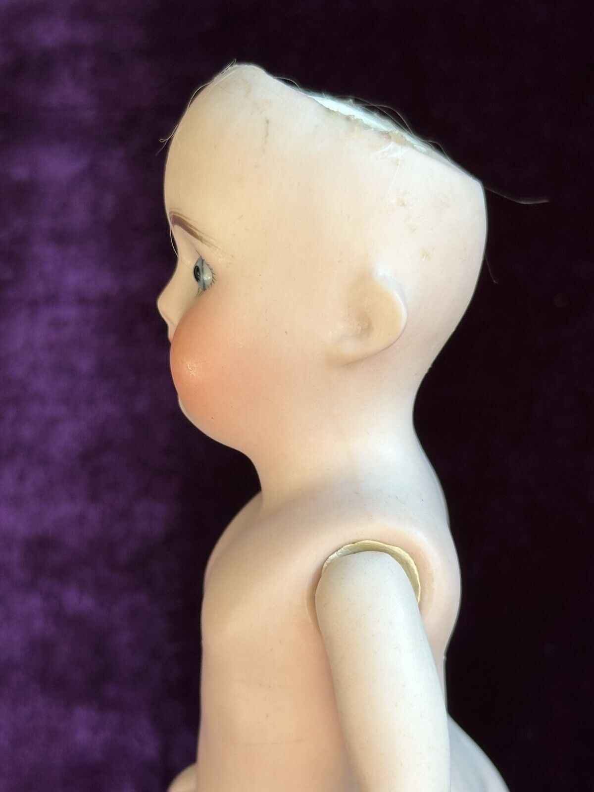 Antique German 6.25” Kestner 30 All Bisque Mignonette Doll