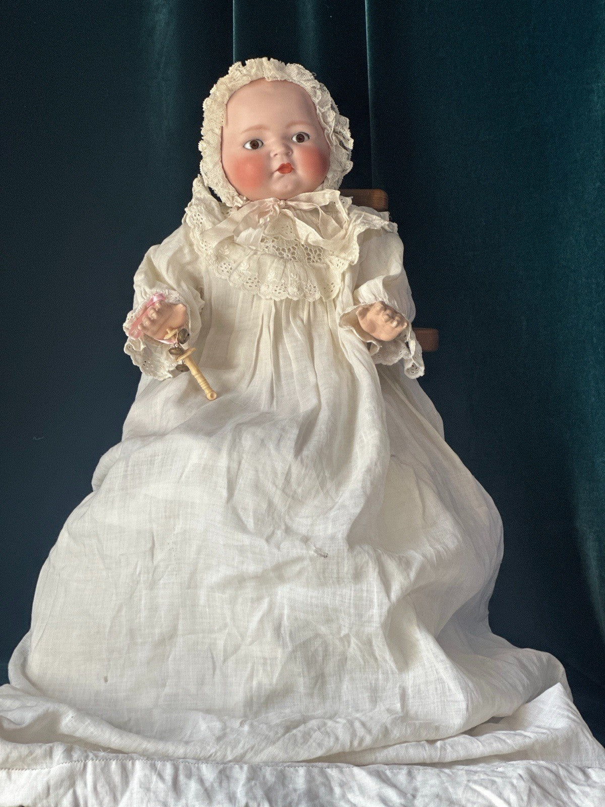 Antique Kestner Century Baby 18” Doll Bisque Head