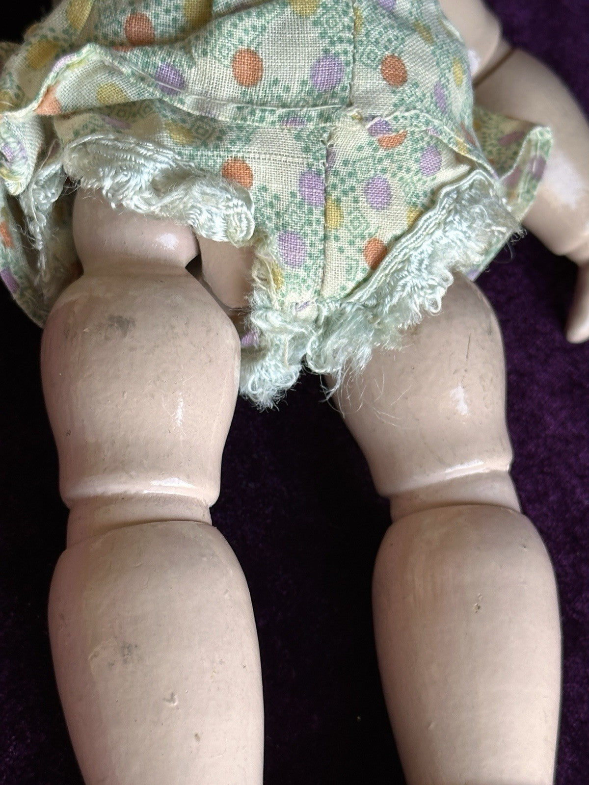 Vintage American 11” Joseph Kallus Cameo Composition Wood Joy Doll
