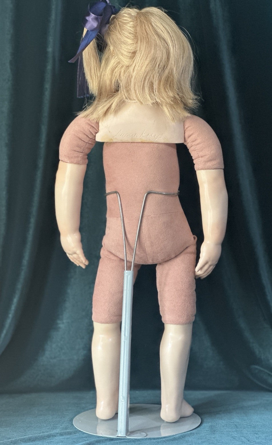 Collectible Artist Susan Krey Baby 24” Doll “Windy” Wax Over Porcelain LE 25