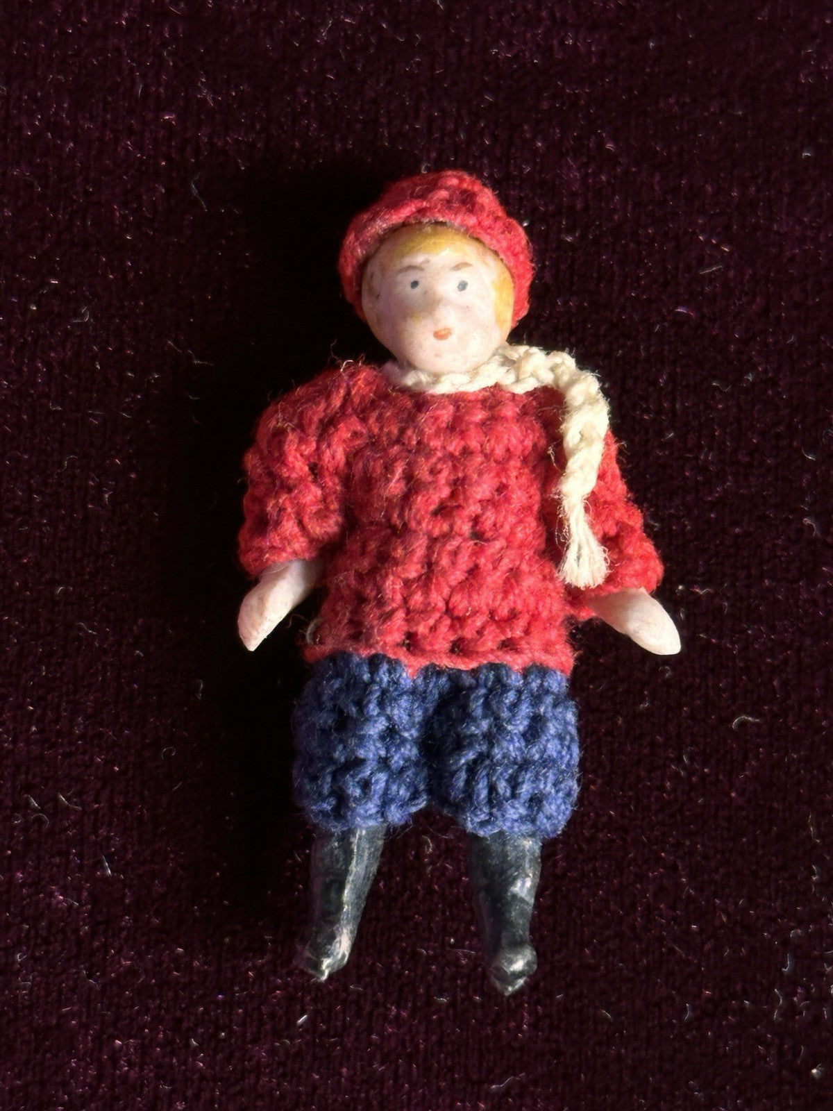 Antique Carl Horn Hertwig Set Of 3 Miniature/tiny German Bisque, Dolls