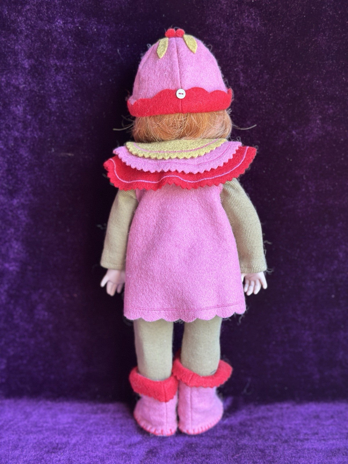 Collectible Lady Kish Whimsies Bitty Bethany Falling Leaves Doll New