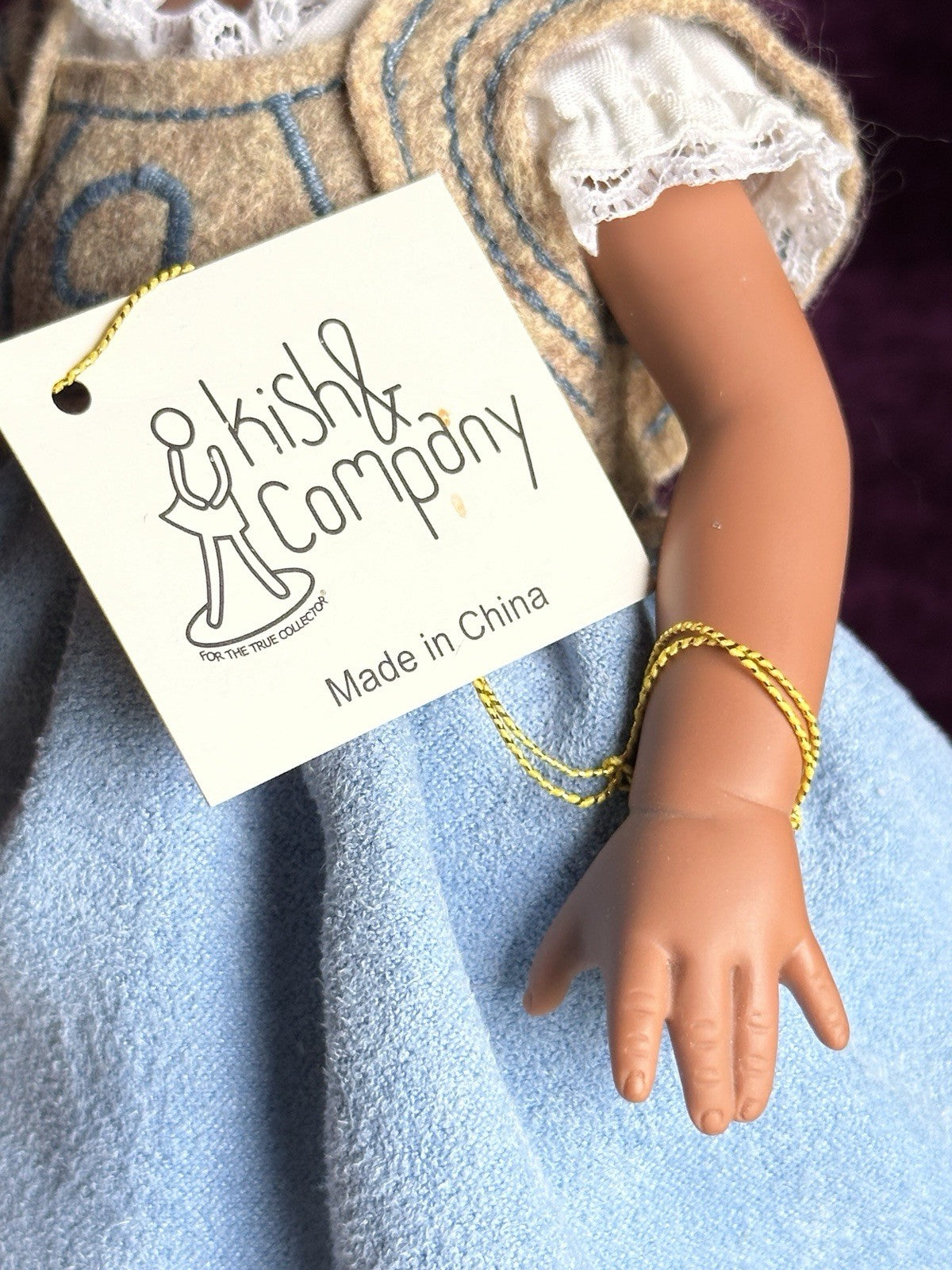Helen Kish & Company Bitty Belle Magnifique 11" African American Doll with Tag