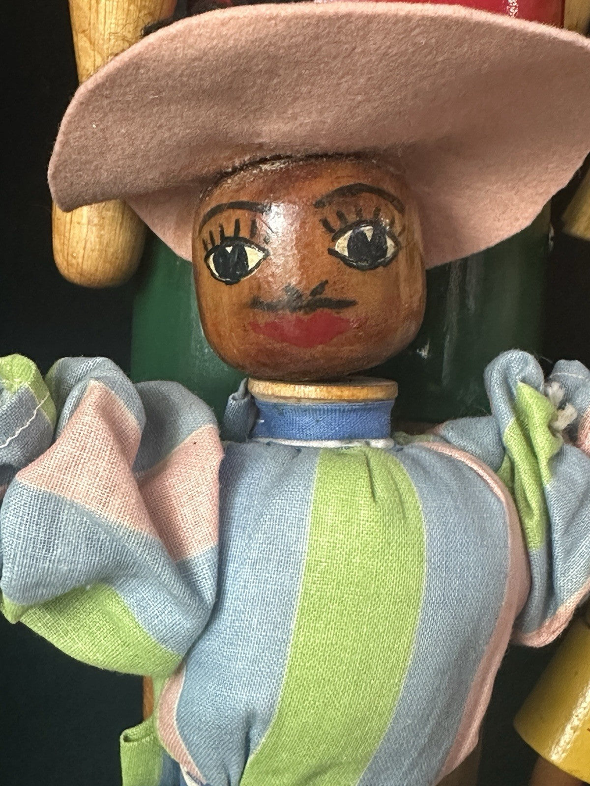 Lot Of 9 Wooden Collectible Dolls Including Ideal Company Disney’s Pinocchio