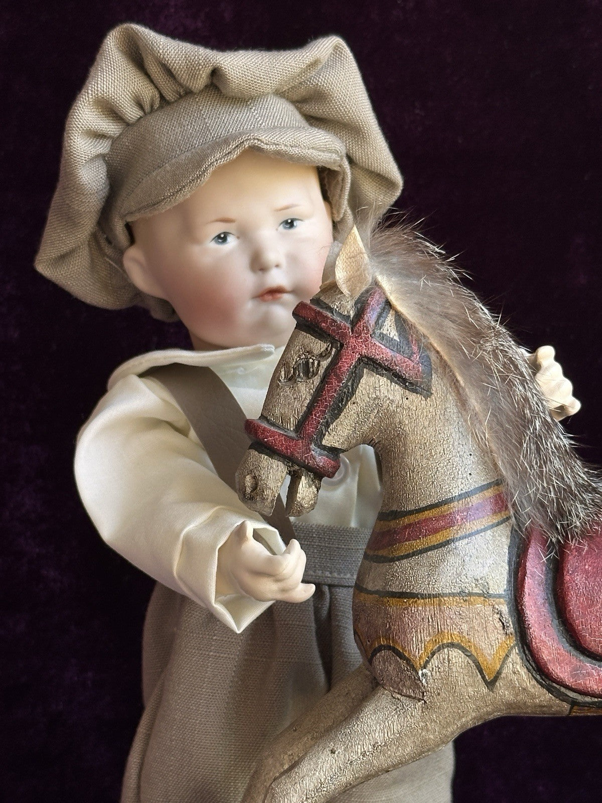 Porcelain Branka Schärli Repro of Antique Gebruder Heubach 7744 Character Doll