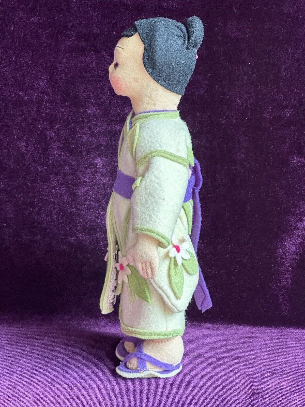 Vintage 8” Italian Lenci Mascotte Oriental Asian Miniature Doll