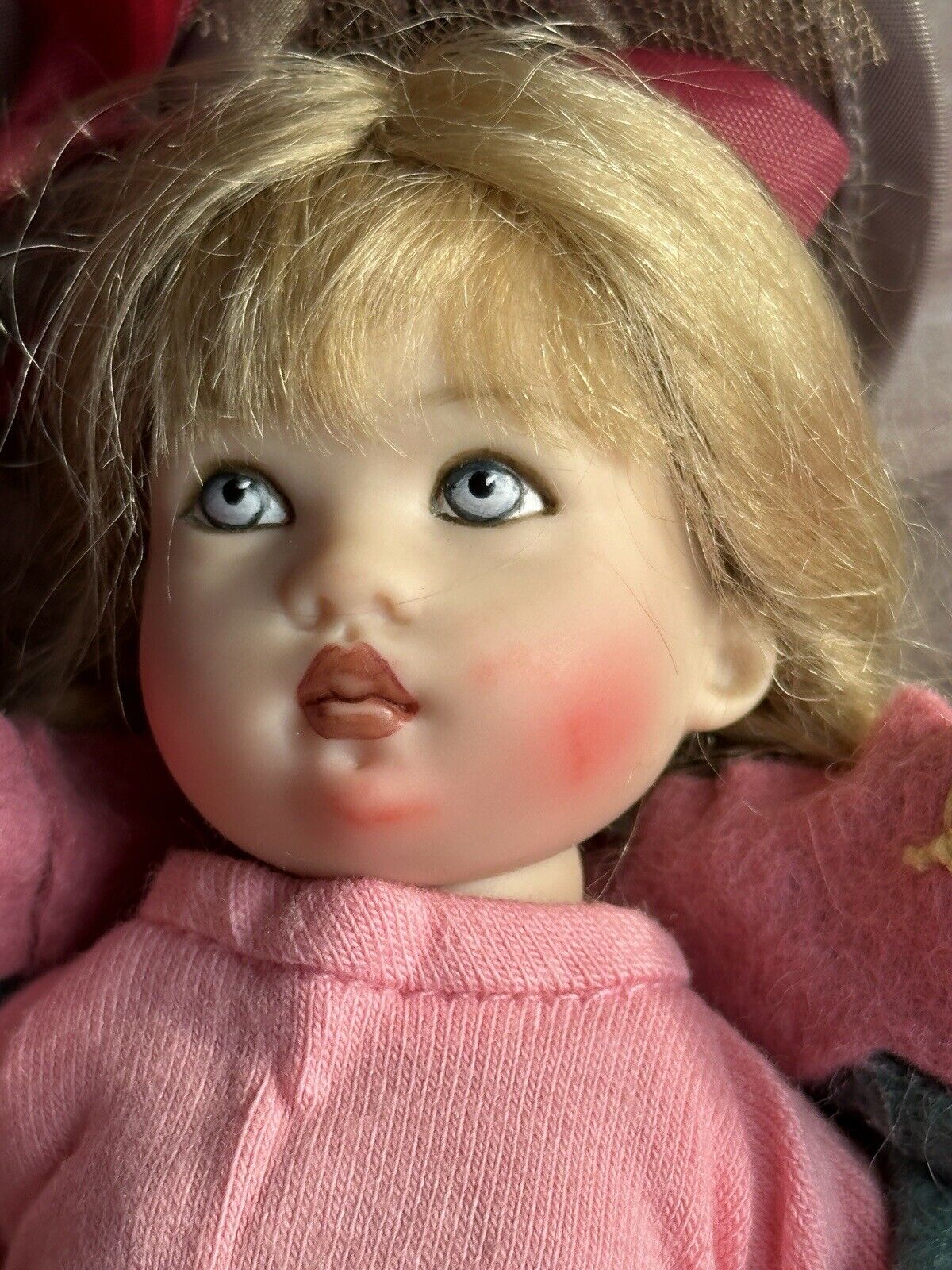 Collectible 7.5” Helen Kish Riley Vinyl Doll