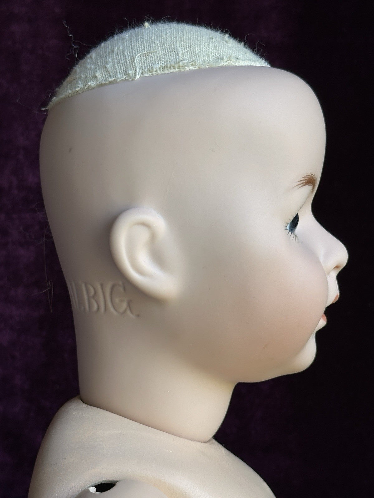 Rare 17” Porcelain/Compo Reproduction of Simon Halbig 1488 Boy Doll