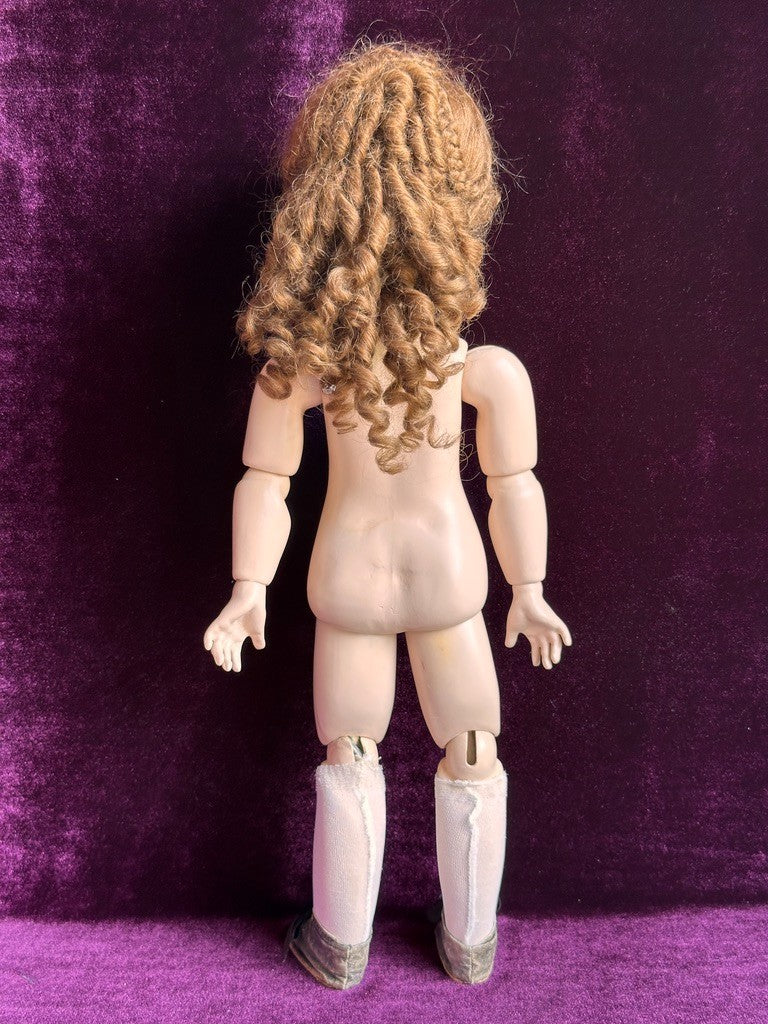 Vintage Reproduction of French Jumeau 18” Doll Porcelain Head by Calli Lou