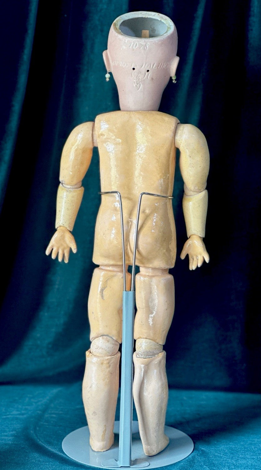 Rare Antique German Simon Halbig 21” Doll Mold 1078 Bisque Head Composition Body