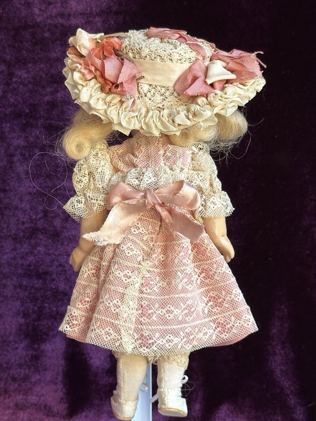 Rare Tiny 6.75” Kestner 149 Bisque Head Composition Body Doll