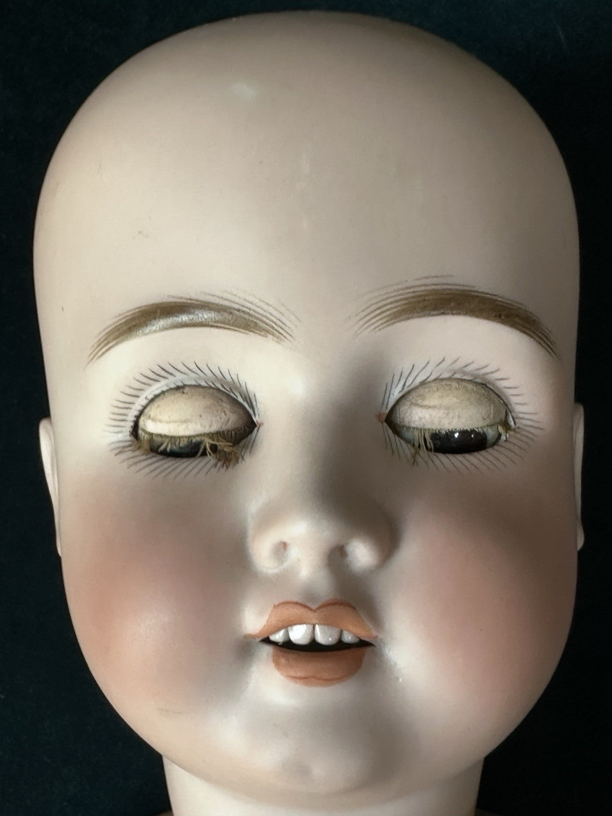 Antique German Shoenau & Hoffmeister Mold 1906 Bisque Head 27” Doll