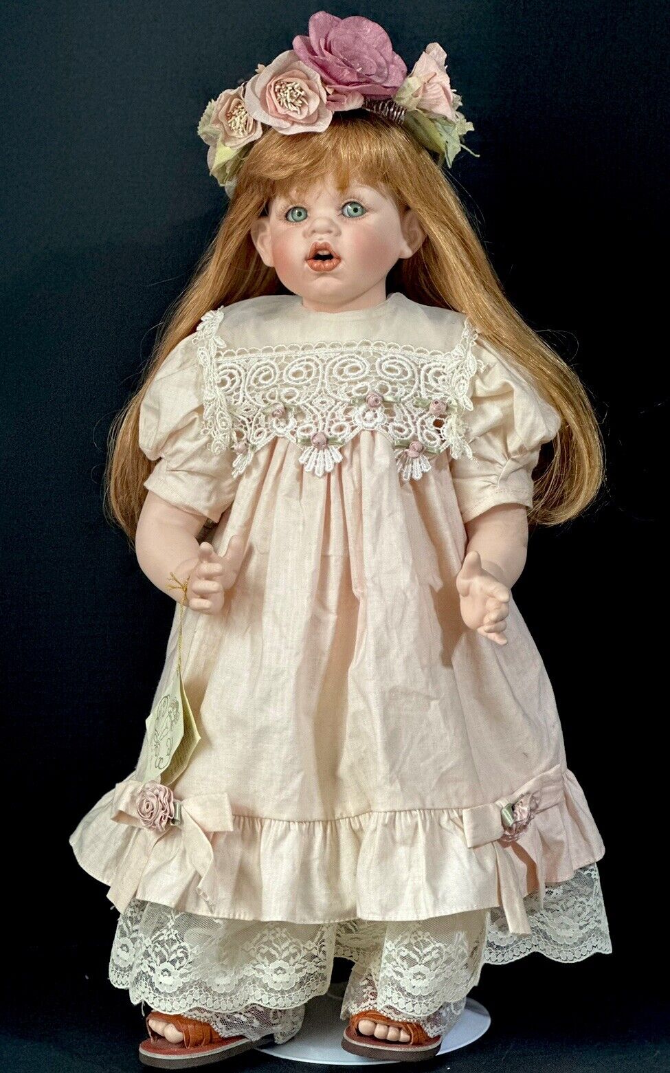 Collectible Porcelain 22” Doll “Arielle” by Fayzah Spanos LE 1000