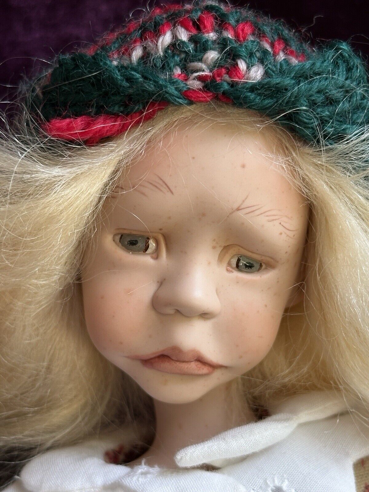 Collectible Porcelain 15” Artist Doll Chloe by Sandi McAslan LE 50