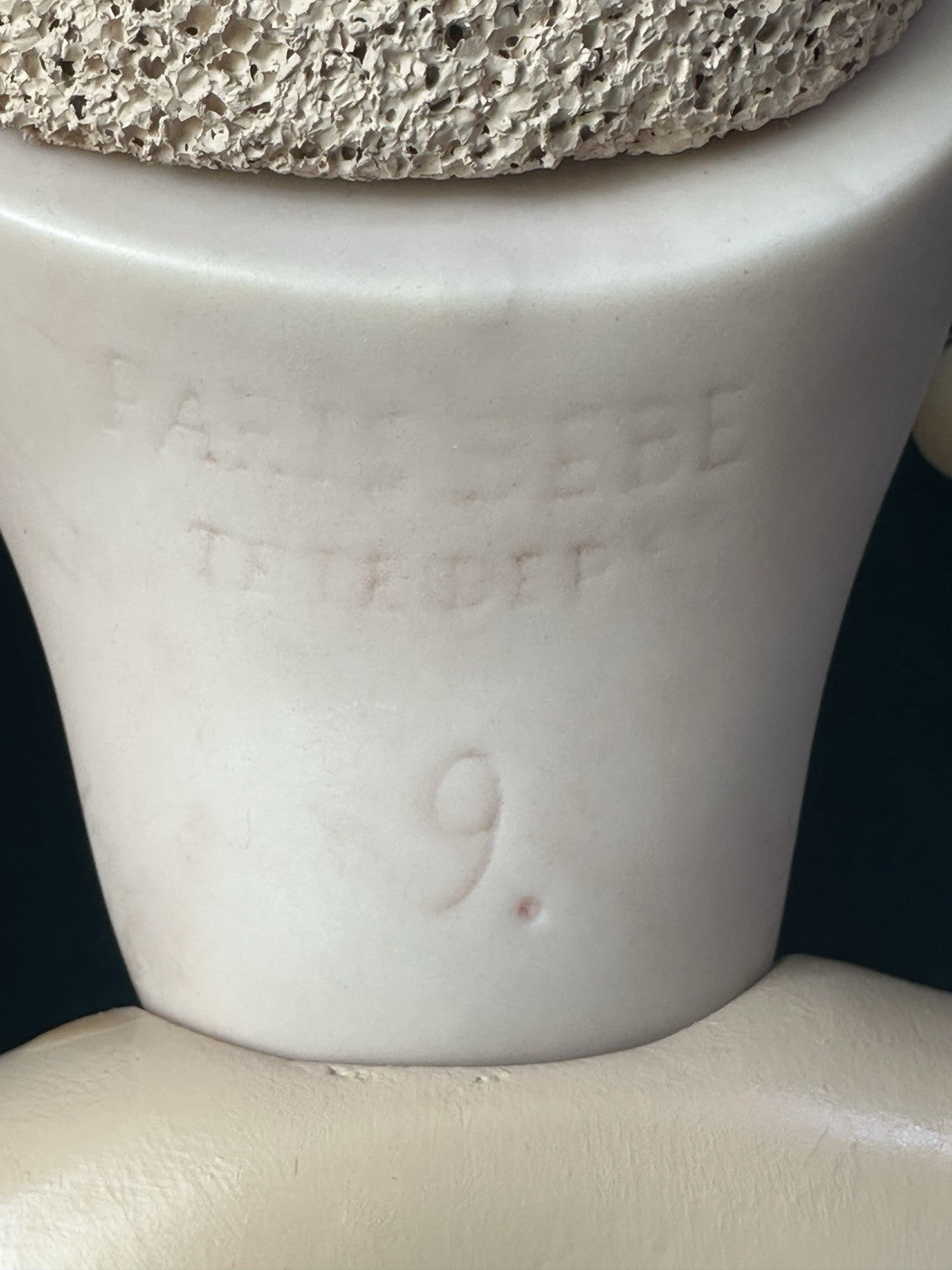 Reproduction of Antique French Bebe Tete Dep 18” Doll By Opal Butler